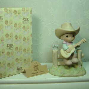 Precious Moments figurine-Hallelujah Country--1987-with box
